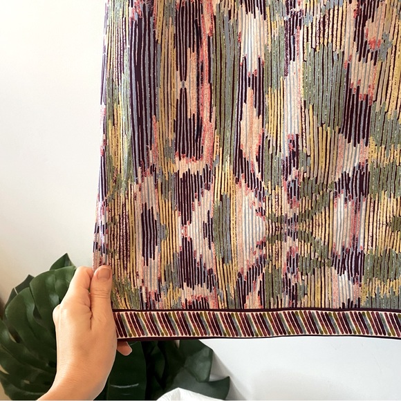 Colorful bohemian BCBG a-line dress - Picture 4 of 7